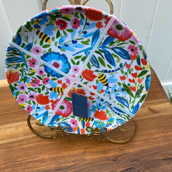 - Brand New Set Of 4 Dinner Plates 11” Multicolor. - Picture 3 of 6